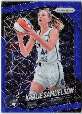 2025 Panini WNBA Prizm Karlie Samuelson #102 Blue Velocity Minnesota Lynx