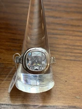 Bomb Party Ring Size 9 RG31908 Wrapped In Wishes Cubic Zirconia On Rhodium 