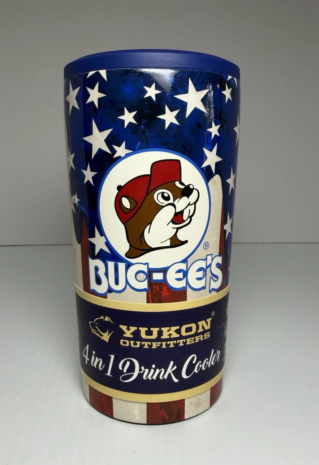 Buc-ee’s Yukon 4in 1 Drink Cooler 2026 4th Of July PATRIOTIC