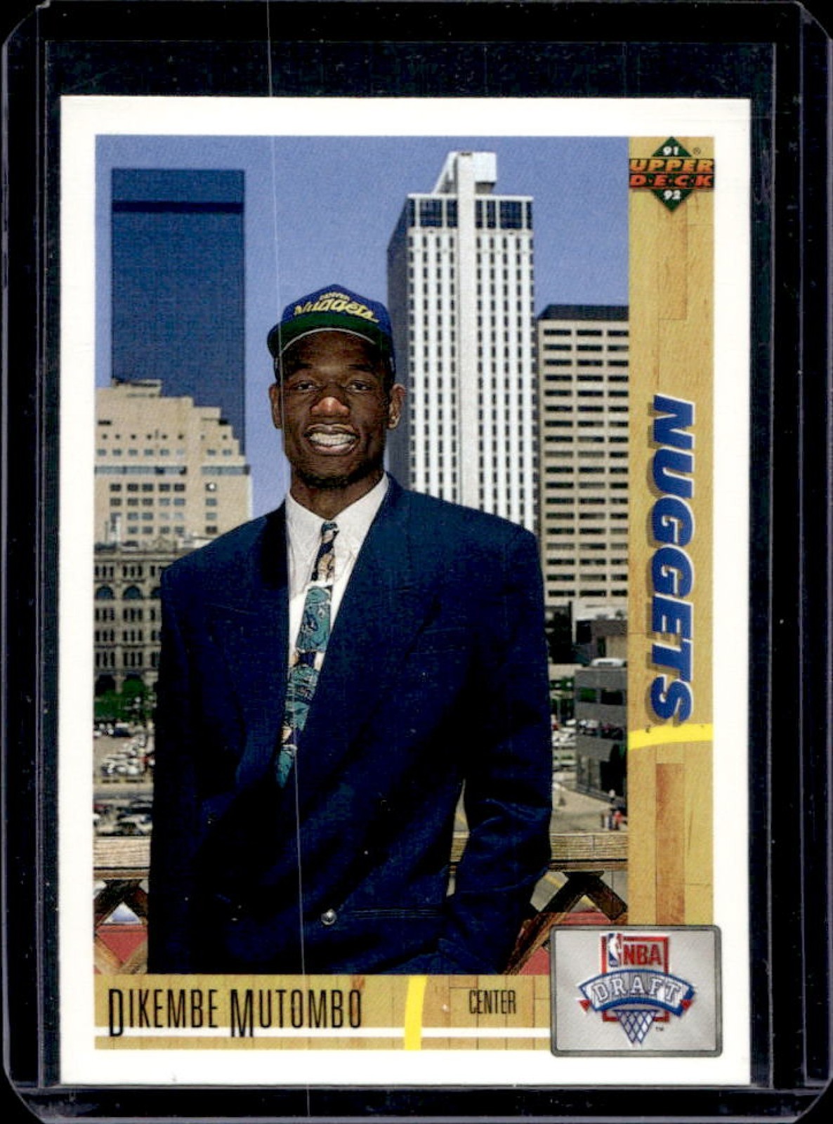 1991-92 Upper Deck Dikembe Mutombo Rookie RC #3 Nuggets
