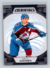 2022-23 Upper Deck Credentials #22 Mikko Rantanen Colorado Avalanche