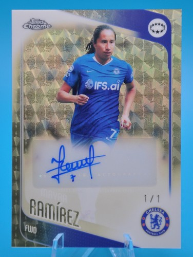 2025-26 Topps Chrome UWCL Mayra Ramirez Superfractor Auto 1/1 Chelsea