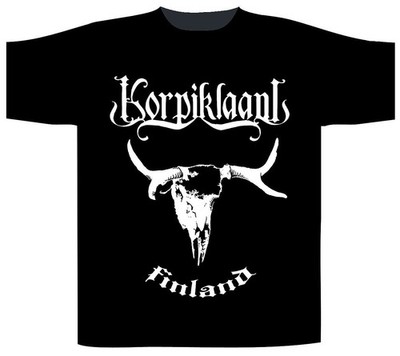 Korpiklaani - Finland Black Band T-Shirt  - Official Merchandise