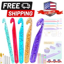 Large Crochet Hooks, 5 Large Crochet Set, Crochet Hooks, Huge Crochet Hooks, ...