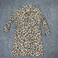 Equipment Femme Dress Womens Size S Brown Leopard Safari Shirt Casual