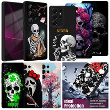 Skull Aesthetic Customized Cover For Samsung A16 A36 A54 S25 S26 Robust TPU Case