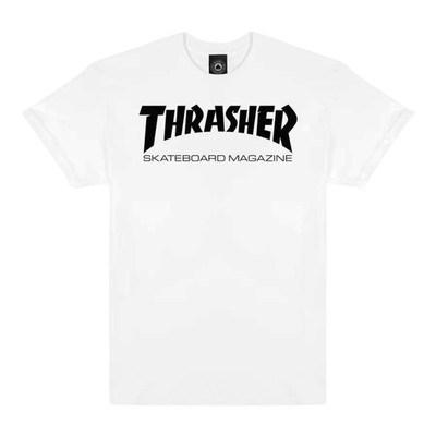 Thrasher Magazine Men's Skate Mag Logo Short Sleeve T-Shirt White