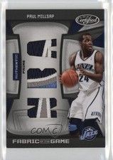 2009 Certified Fabric of the Game NBA Die-Cut Prime /10 Paul Millsap #FOG-PM e1e
