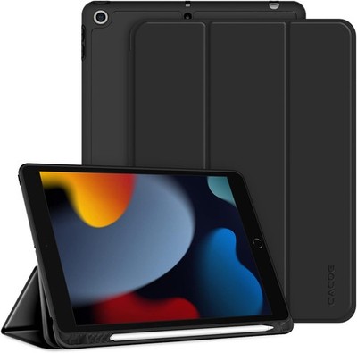 CACOE Hülle für iPad 9. / 8. / 7. Generation mit Stifthalter 10.2 Zoll Modell 2