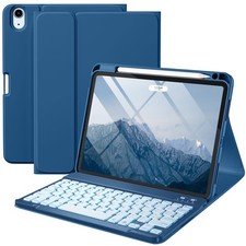 Harvopu Compatible with iPad Air 11-inch/Air 5th 4th Generation Case with Keyboa
