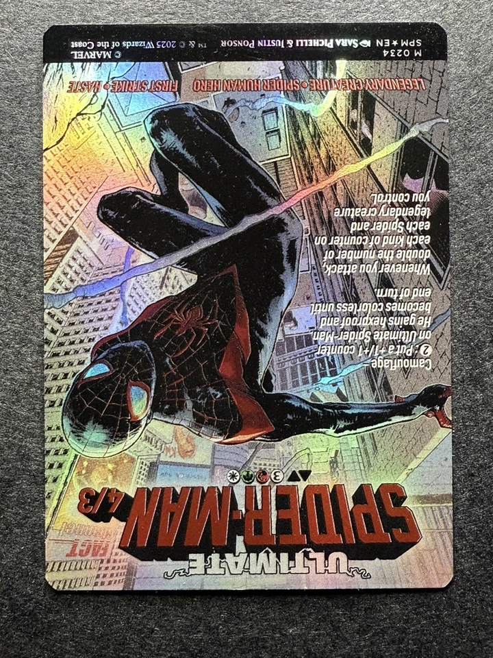 MTG -Miles Morales - 0234 - Borderless - Foil - Marvel's Spider-Man - Image 4 of 4