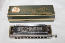 Chromatic Koch Harmonica Germany Key G w/Box