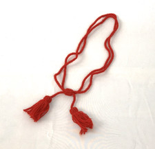 Red Wool Hat Cord - Artillery