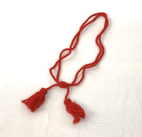 Red Wool Hat Cord - Artillery