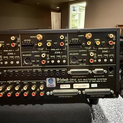 MCINTOSH CR-12 Audio/Video Multizone Control System W/ NIB REMOTE
