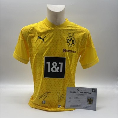 Borussia Dortmund Trainingsshirt Emre Can und Karim Adeyemi signiert Puma COA L