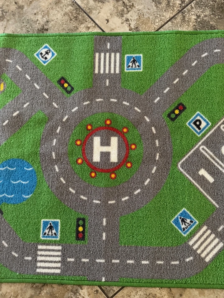Ковер IKEA STORABO, детский игровой коврик, разработанный с дорогой и городом - Изображение 3 из 4
