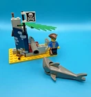 LEGO 1492 Battle Cove Complete Set Vintage Pirates Shark Cannon Minifigure