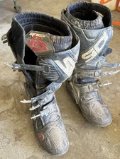 Sidi Crossfire 3 SRS Offroad  MotoCross Boots Black Size US 10 44