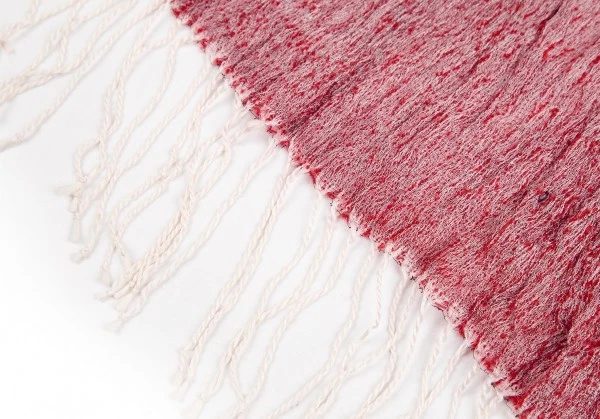 ISSEY MIYAKE MEN Silk Wool Wrinkled Fringe Stole(K-125144) - Image 4 of 4