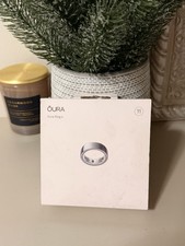 Oura Ring 4 Smart Ring Silver Size 11