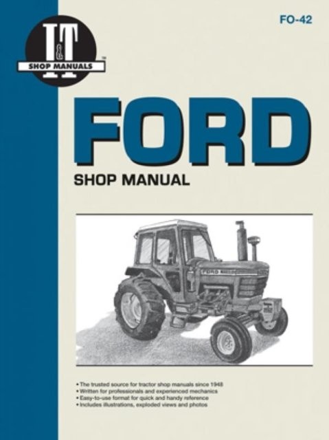 Ford New Holland Model 5100–7710 Tractor Service Repair Manual Haynes Paperback