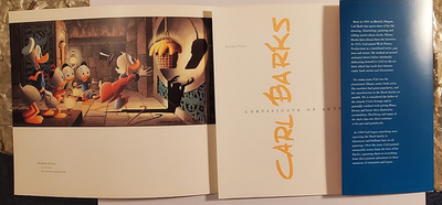 🟢 Carl Barks Golden Fleece Serigraph edition 100 REMARQUE Disney