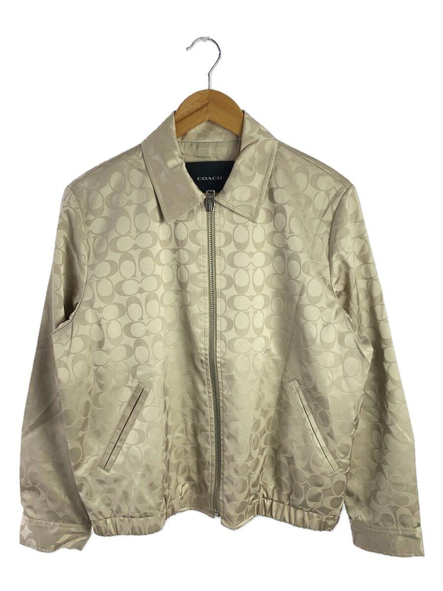 COACH altra giacca S poliestere beige modello totale CT394 usata