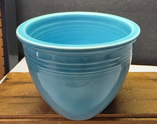 VINTAGE FIESTA WARE HOMER LAUGHLIN #1 TURQUOISE MIXING BOWL