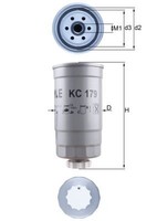 Kraftstofffilter Knecht KC 179 Passend FÜR Fiat KIA Treibstofffilter