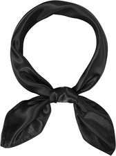 Women Silk Feeling Scarf Satin Head Scarves Square Satin Scarf Wrap Neck Scarf L