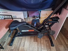 HealthRider Aerobic Training Cycle Exercise Bike Black LCD Time Calories Reps