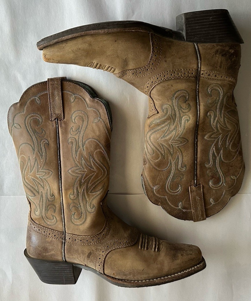 Ariat Legend Womens Size 8 B Brown Leather Cowgirl Western Boots