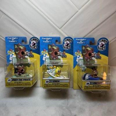 Funko Racers Five Nights at Freddy s Lot Foxy Chica Freddy Die Cast