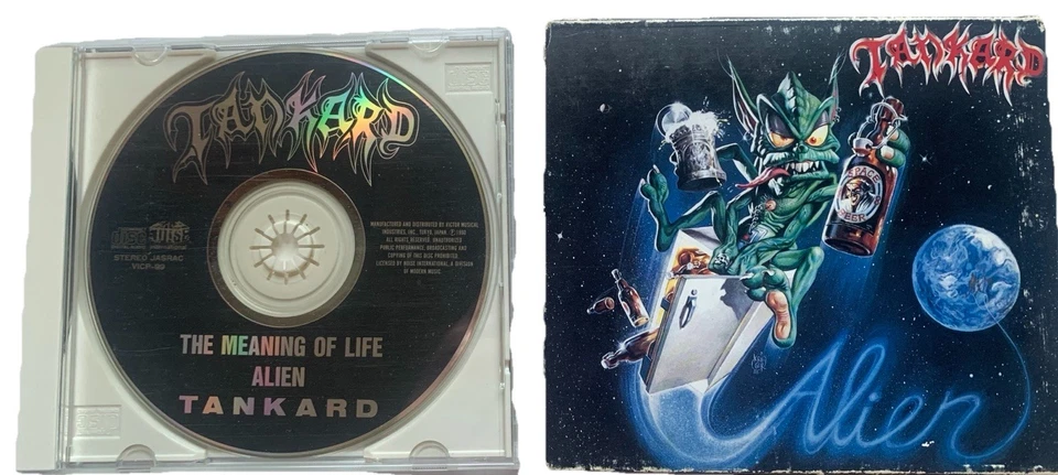 TANKARD the meaning of life + alien JAPAN CD VICP-99 MIT OBI 1990 THRASH METAL - Bild 2 von 4