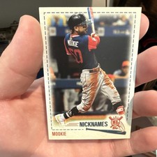 Topps 2019 Big League Players Weekend Nicknames Mookie Betts #PW-21 Red Sox MLB