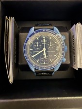 Omega x Swatch Mission to Neptune Speedmaster Bioceramic MoonSwatch  Blue Watch