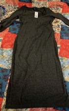 Forever 21 Large Charcoal Long Dress New with Tags