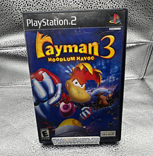 Ubisoft Rayman 3 Hoodlum Havoc Sony PlayStation 2 PS2 Case Disc Manual E