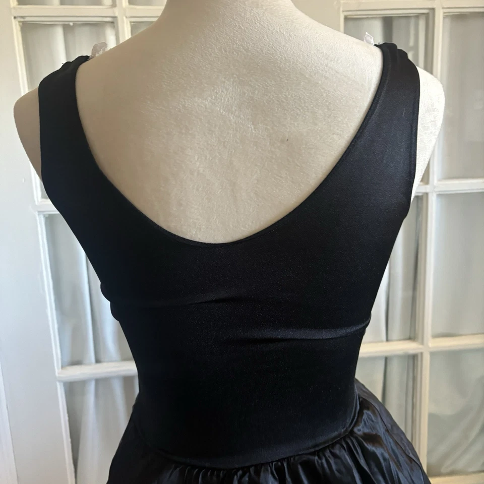 Frederick’s of Hollywood French Maid Black Pinup Costume Babydoll Slip Dress S - Image 4 of 4