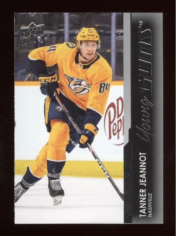 2021-22 UPPER DECK YOUNG GUNS ROOKIE RC #222 TANNER JEANNOT