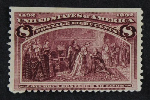 CKStamps: US Stamps Collection Scott#236 8c Columbian Unused NG