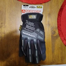 Mechanic’s / Mechanix  Wear M-Pact  Work Gloves ~ Men’s Large  ~ Black L910971