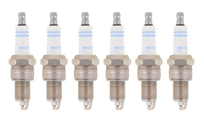 Fits BMW E24 E28 E30 E34 325i 325is Set of 6 Bosch Spark Plugs WR-8-LC+ / 7909