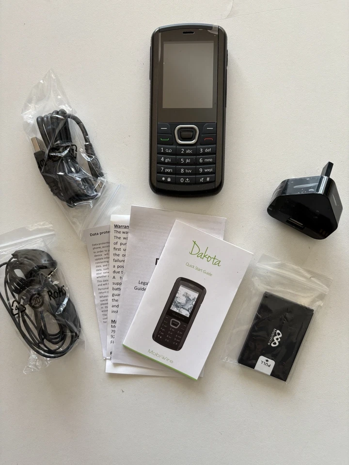 Mobiwire Dakota Tough Mobile Phone LOCKED 3g/2g, IP67 Dust Waterproof - Image 4 of 4