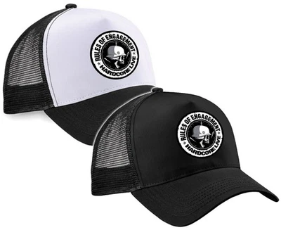 Hellmotors Rules Trucker Cap V8 Old School Biker Skull Basecap US Car Retro - Bild 1 von 3