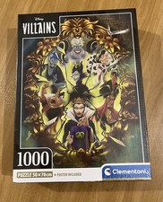 Clementoni 39812 - Villains - 1000 Teile Puzzle Disney 100 Compact