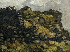 Kyffin Williams Rocks at Tremadoc Hardback Print  SPECIALIST RARE REDUCED FORMAT