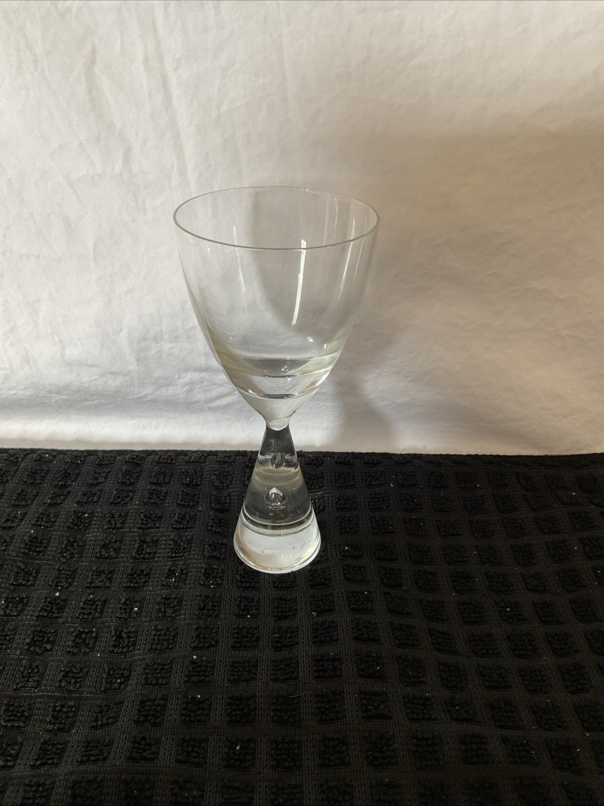 Holmegaard PRINCESS Claret Wine Glass  5.5” Air Bubble Stem Denmark