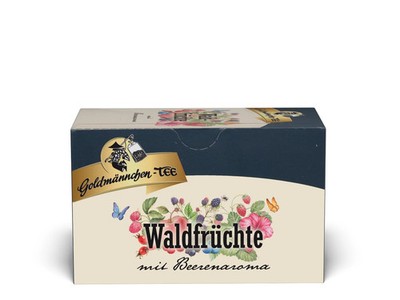 1 Karton (12 Pkg)Goldmännchen - Tee Waldfrüchte, mit Beeren., 20 Btl/Pkg, je 40g